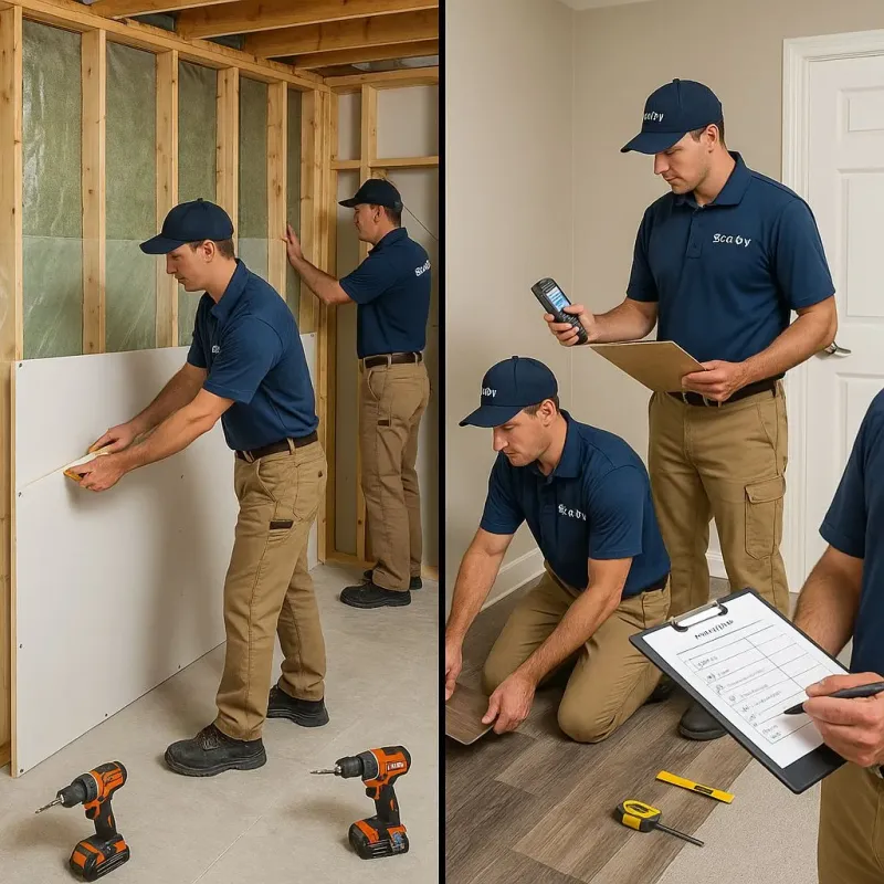 Repairs and Reconstruction process in Milton, DE